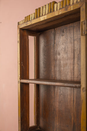 Vintage Yellow Wall Showcase