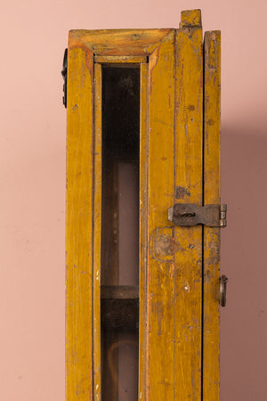 Vintage Yellow Wall Showcase