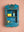 Bright Blue Vintage Wall Showcase