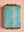 Bright Blue Vintage Wall Showcase