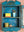 Bright Blue Vintage Wall Showcase