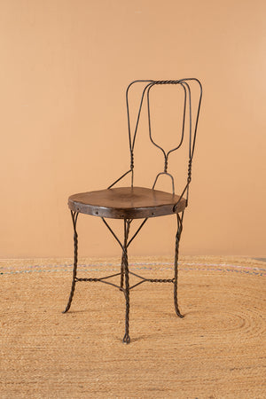 Vintage Metal Wire Chair - 79