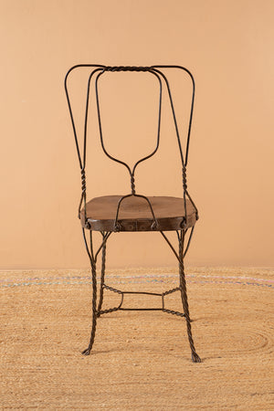 Vintage Metal Wire Chair - 79
