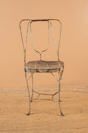 Vintage Metal Wire Chair - 80