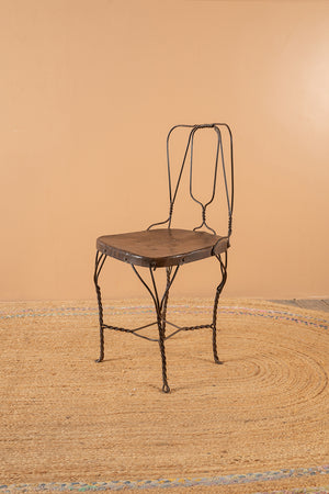 Vintage Metal Wire Chair - 81