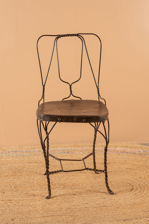 Vintage Metal Wire Chair - 81