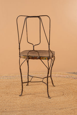 Vintage Metal Wire Chair - 83