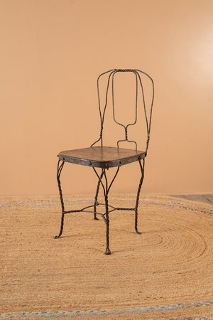 Vintage Metal Wire Chair - 86