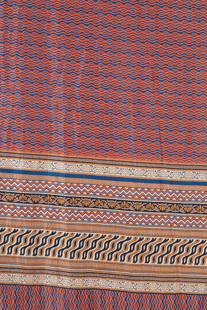 Vintage Rayon Sari - 5 Metres Long - 4723