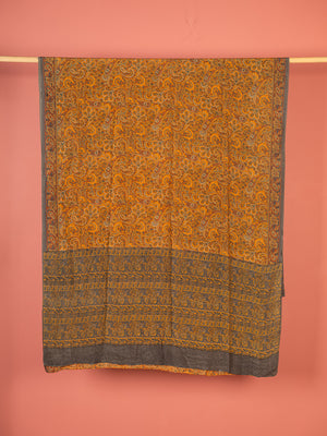 Vintage Rayon Sari - 5 Metres Long - 4724