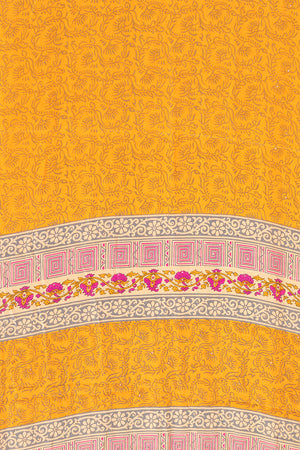 Vintage Rayon Sari - 5 Metres Long - 4728
