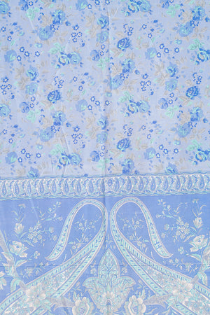 Vintage Rayon Sari - 5 Metres Long - 4729