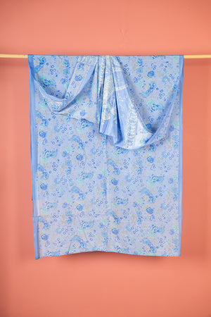 Vintage Rayon Sari - 5 Metres Long - 4729