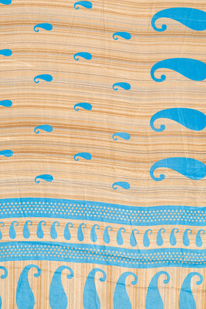 Vintage Rayon Sari - 5 Metres Long - 4730