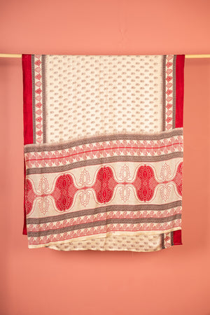Vintage Rayon Sari - 5 Metres Long - 4733