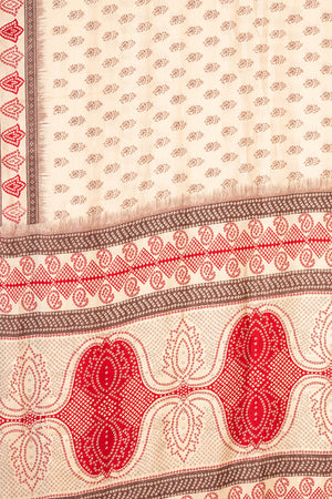 Vintage Rayon Sari - 5 Metres Long - 4733