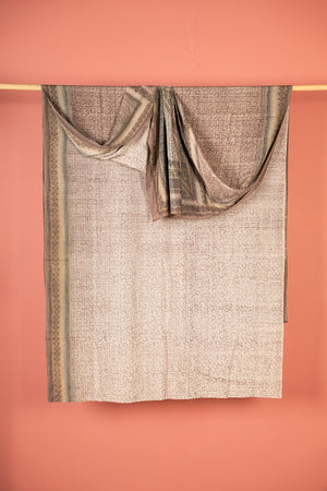 Vintage Rayon Sari - 5 Metres Long - 4734