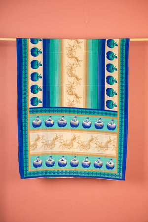 Vintage Rayon Sari - 5 Metres Long - 4738