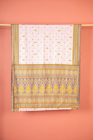 Vintage Rayon Sari - 5 Metres Long - 4743