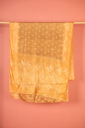 Vintage Rayon Sari - 5 Metres Long - 4744