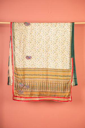 Vintage Rayon Sari - 5 Metres Long - 4749