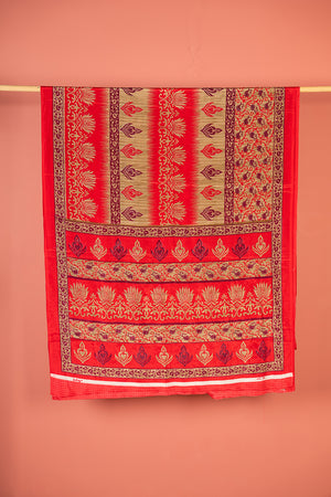 Vintage Rayon Sari - 5 Metres Long - 4750
