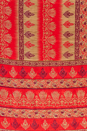 Vintage Rayon Sari - 5 Metres Long - 4750