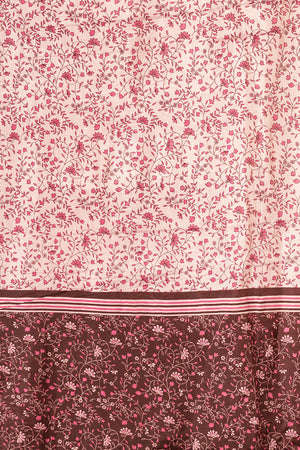 Vintage Rayon Sari - 5 Metres Long - 4753