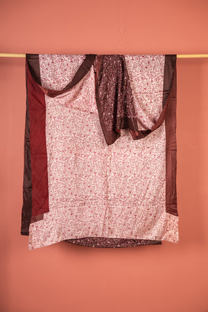 Vintage Rayon Sari - 5 Metres Long - 4753