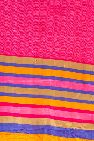 Vintage Rayon Sari - 5 Metres Long - 4754