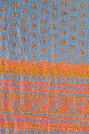 Vintage Rayon Sari - 5 Metres Long - 4756