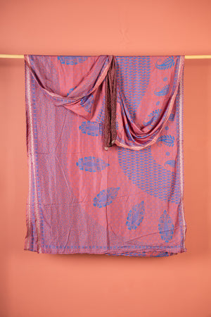 Vintage Rayon Sari - 5 Metres Long - 4758