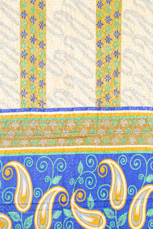 Vintage Rayon Sari - 5 Metres Long - 4759