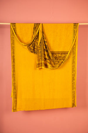 Vintage Rayon Sari - 5 Metres Long - 4761