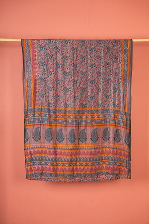 Vintage Rayon Sari - 5 Metres Long - 4764