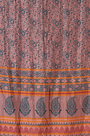 Vintage Rayon Sari - 5 Metres Long - 4764