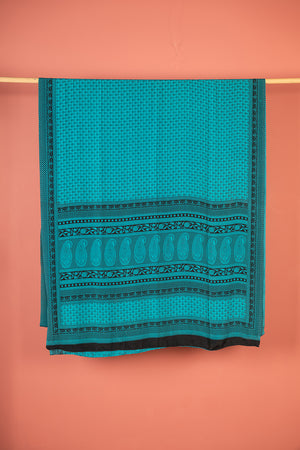 Vintage Rayon Sari - 5 Metres Long - 4765
