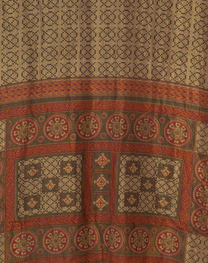 Vintage Rayon Sari - 5 Metres Long - 4766