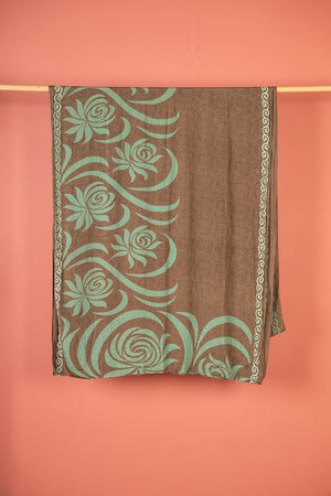 Vintage Rayon Sari - 5 Metres Long - 4768
