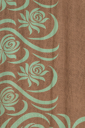 Vintage Rayon Sari - 5 Metres Long - 4768