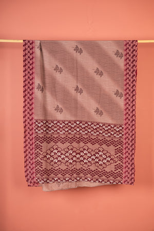 Vintage Rayon Sari - 5 Metres Long - 4769