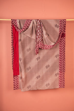 Vintage Rayon Sari - 5 Metres Long - 4769