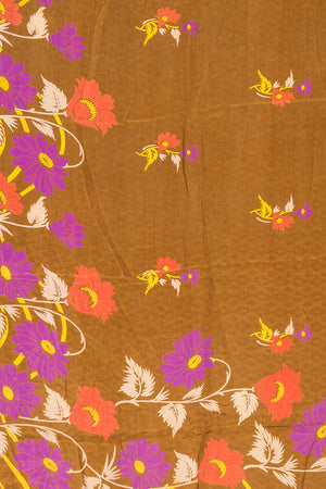 Vintage Rayon Sari - 5 Metres Long - 4770