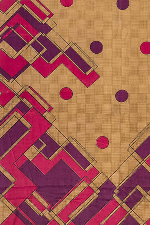 Vintage Rayon Sari - 5 Metres Long - 4771