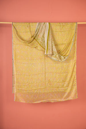 Vintage Rayon Sari - 5 Metres Long - 4772
