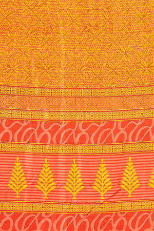 Vintage Rayon Sari - 5 Metres Long - 4773