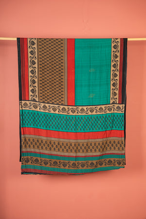 Vintage Rayon Sari - 5 Metres Long - 4775