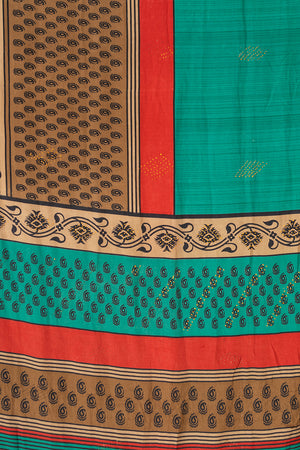 Vintage Rayon Sari - 5 Metres Long - 4775
