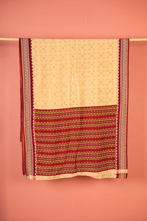 Vintage Rayon Sari - 5 Metres Long - 4776
