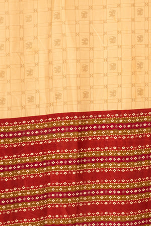 Vintage Rayon Sari - 5 Metres Long - 4776